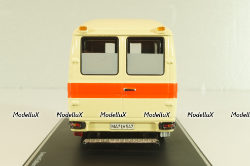 Mercedes-Benz L 408 RTW, Ambulance, 450358100, Schuco 1:43
