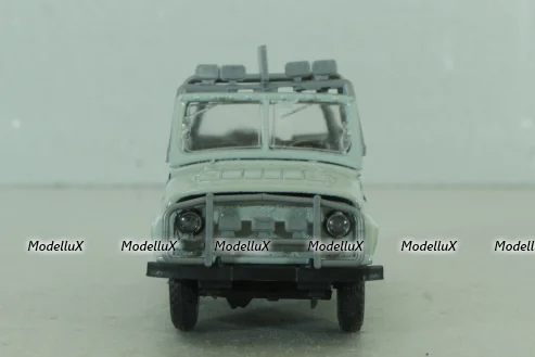 Уаз-469, Триал, белый, Агат 1:43