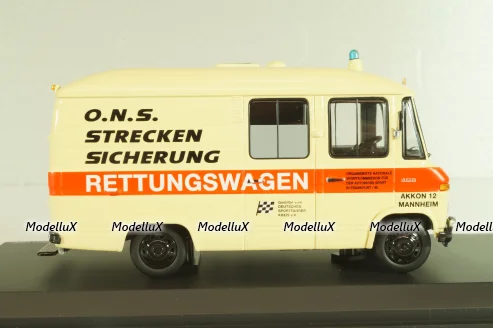 Mercedes-Benz L 408 RTW, Ambulance, 450358100, Schuco 1:43