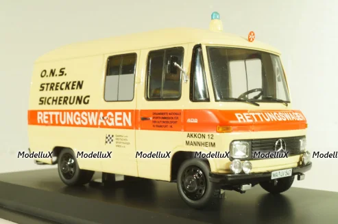 Mercedes-Benz L 408 RTW, Ambulance, 450358100, Schuco 1:43
