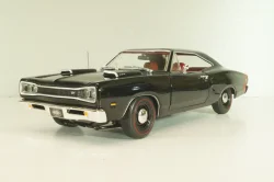 Dodge Coronet Super Bee 1969, black, AMM1347, AutoWorld 1:18