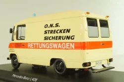 Mercedes-Benz L 408 RTW, Ambulance, 450358100, Schuco 1:43