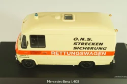 Mercedes-Benz L 408 RTW, Ambulance, 450358100, Schuco 1:43