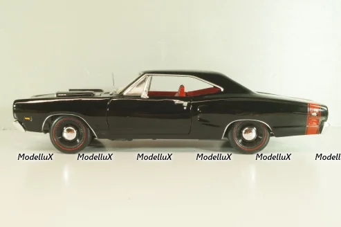 Dodge Coronet Super Bee 1969, black, AMM1347, AutoWorld 1:18