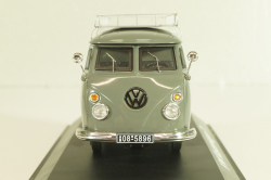 Volkswagen T1 Transporter "Schnellbautrupp" 1950, van with roof rack, grey, Schuco 1:43