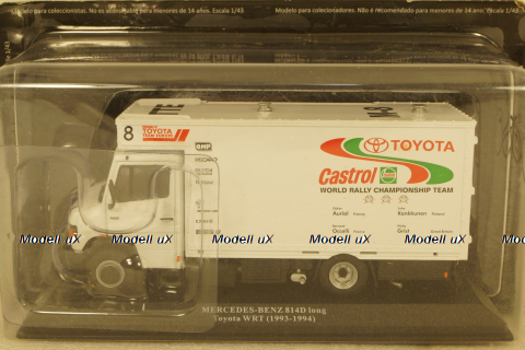 Mercedes 814 D long Toyota Castrol Team,  Rally Assistance №38 1:43