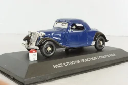 Citroen Traction 7 Coupe 1935, blue/black, N022, Nostalgie 1:43