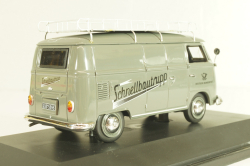 Volkswagen T1 Transporter "Schnellbautrupp" 1950, van with roof rack, grey, Schuco 1:43