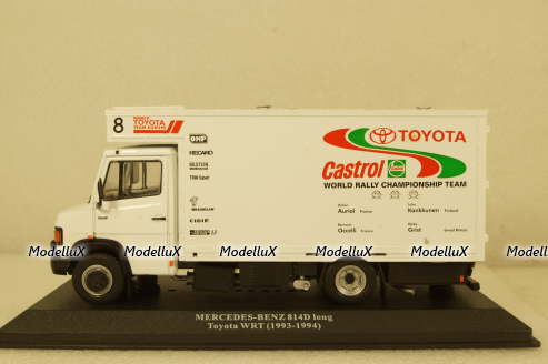 Mercedes 814 D long Toyota Castrol Team,  Rally Assistance №38 1:43