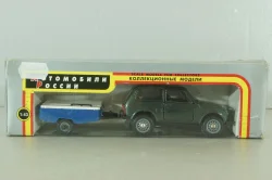 Ваз-21213 Нива с прицепом скиф,  Агат 1:43 