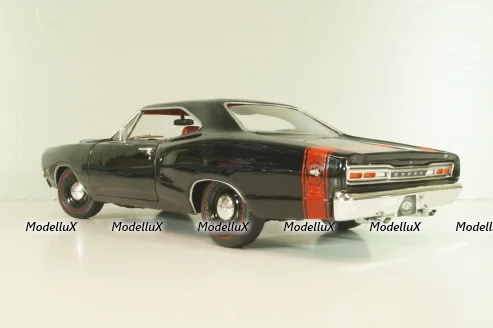 Dodge Coronet Super Bee 1969, black, AMM1347, AutoWorld 1:18
