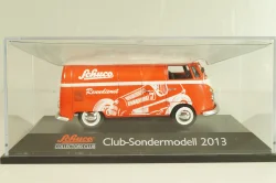 Volkswagen T1 Transporter "Schuco" 1950, van, Club-Sondermodell 2013, red, Schuco 1:43