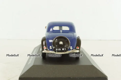Citroen Traction 7 Coupe 1935, blue/black, N022, Nostalgie 1:43
