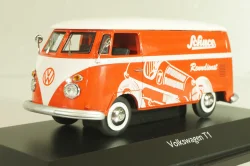 Volkswagen T1 Transporter "Schuco" 1950, van, Club-Sondermodell 2013, red, Schuco 1:43