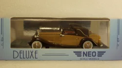 Rolls Royce Phantom II Continental DHC Gurney Nutting, light brown / dark brown, 1934, 49586, NEO 1:43 