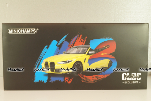 BMW M3 (G80) 2020, green metallic, 113020203, Minichamps 1:18
