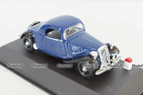 Citroen Traction 7 Coupe 1935, blue/black, N022, Nostalgie 1:43