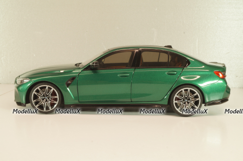 BMW M3 (G80) 2020, green metallic, 113020203, Minichamps 1:18