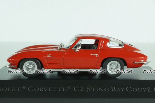 Chevrolet Corvette C2 Sting Ray Coupe 1963 red, Altaya 1:43