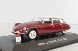 Citroen DS19 1956, dark red/white, N005, Nostalgie 1:43