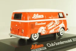 Volkswagen T1 Transporter "Schuco" 1950, van, Club-Sondermodell 2013, red, Schuco 1:43