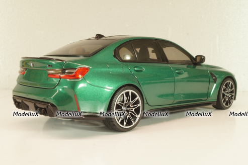 BMW M3 (G80) 2020, green metallic, 113020203, Minichamps 1:18