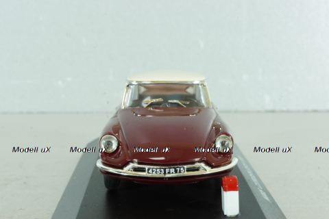 Citroen DS19 1956, dark red/white, N005, Nostalgie 1:43