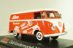 Volkswagen T1 Transporter "Schuco" 1950, van, Club-Sondermodell 2013, red, Schuco 1:43