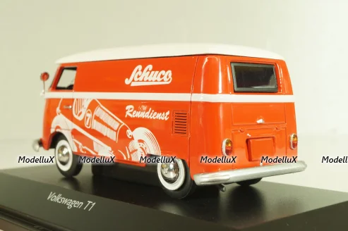Volkswagen T1 Transporter "Schuco" 1950, van, Club-Sondermodell 2013, red, Schuco 1:43