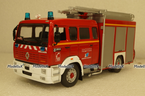 Renault G270 Double Cabine Tanker Truck FPTSR Sapeurs, Altaya 1:43