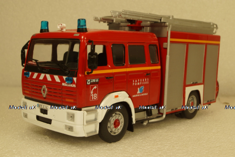 Renault G270 Double Cabine Tanker Truck FPTSR Sapeurs, Altaya 1:43