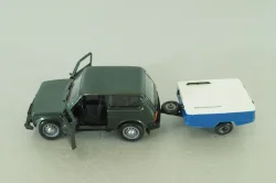 Ваз-21213 Нива с прицепом скиф,  Агат 1:43 