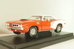 Plymouth Hemi Cuda 1971, Red/white, 291164P, ERTL 1:18