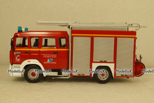 Renault G270 Double Cabine Tanker Truck FPTSR Sapeurs, Altaya 1:43