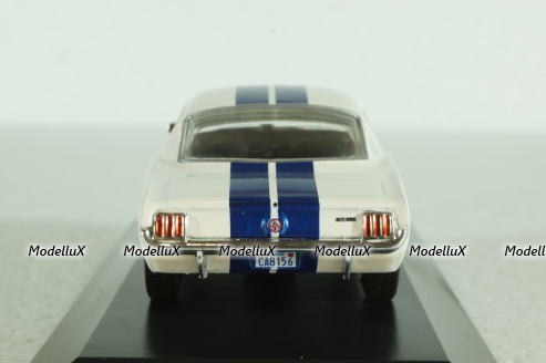 Ford Shelby Mustang GT350 1965 white/blue, Altaya 1:43