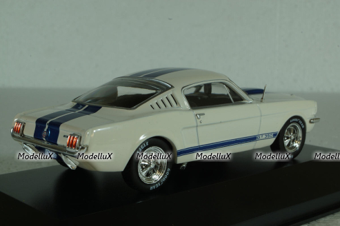 Ford Shelby Mustang GT350 1965 white/blue, Altaya 1:43