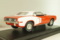 Plymouth Hemi Cuda 1971, Red/white, 291164P, ERTL 1:18