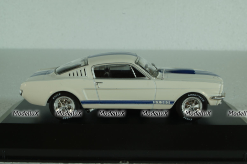 Ford Shelby Mustang GT350 1965 white/blue, Altaya 1:43