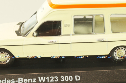 Mercedes-Benz 300 D (W123) Ambulance 1978, 351152, Norev 1:43