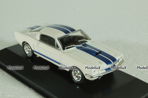 Ford Shelby Mustang GT350 1965 white/blue, Altaya 1:43
