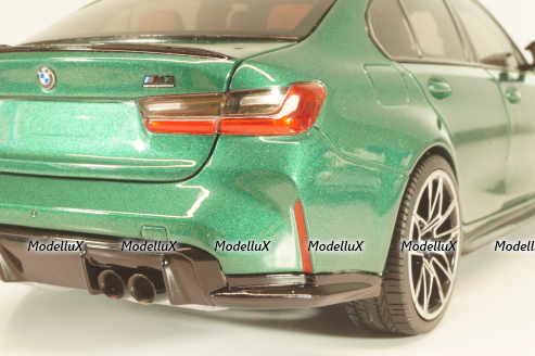 BMW M3 (G80) 2020, green metallic, 113020203, Minichamps 1:18