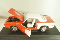 Plymouth Hemi Cuda 1971, Red/white, 291164P, ERTL 1:18