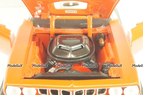 Plymouth Hemi Cuda 1971, Red/white, 291164P, ERTL 1:18