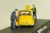 BMW Isetta 250 Deutsche Post 1955, with two figuren and mail box yellow, 006726, Schuco 1:43