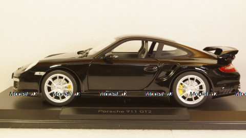 Porsche 911 (977) GT2 RS Coupe 2010 black, 187598, Norev 1:18