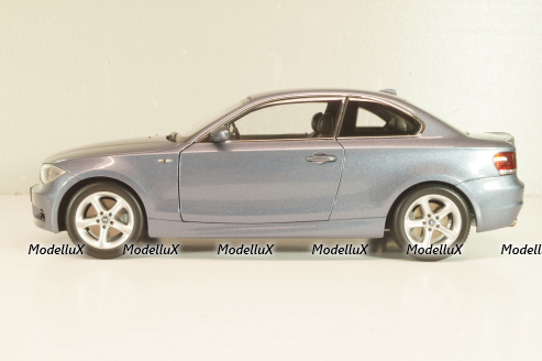 BMW 135i Coupe (E82) 2007, blue, 80430427065, Kyosho 1:18