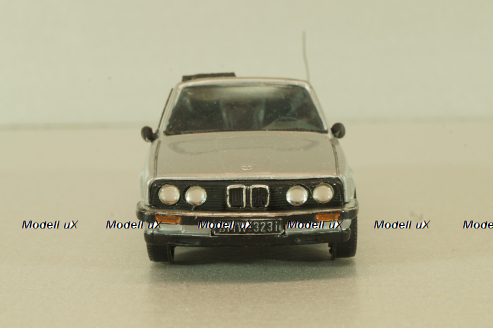 BMW 323i (E30) coupe 1982, silver, 1166, Gama 1:43