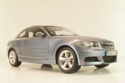 BMW 135i Coupe (E82) 2007, blue, 80430427065, Kyosho 1:18