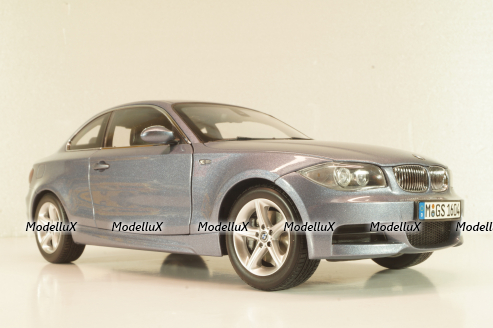 BMW 135i Coupe (E82) 2007, blue, 80430427065, Kyosho 1:18
