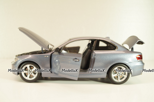 BMW 135i Coupe (E82) 2007, blue, 80430427065, Kyosho 1:18